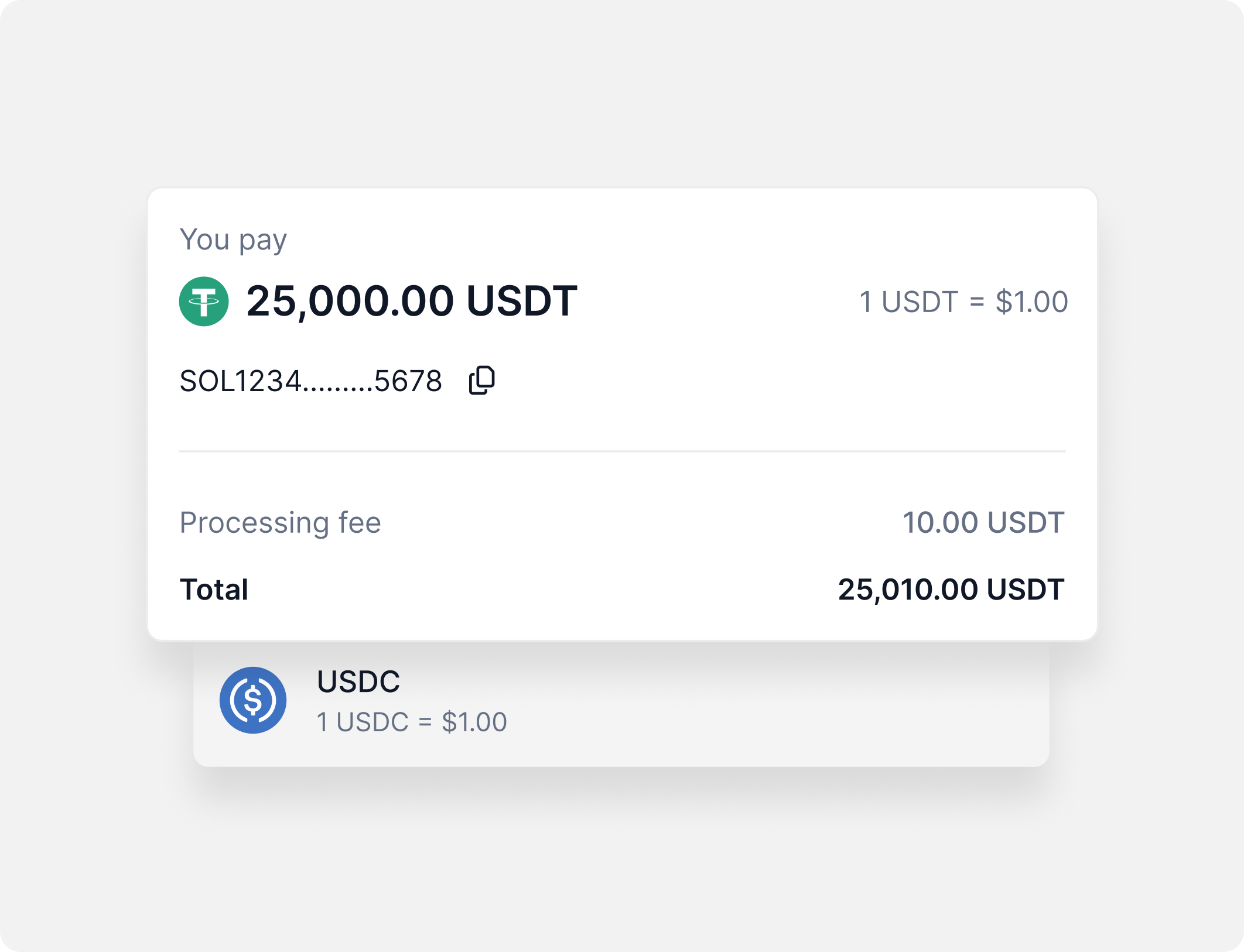 Wewire crypto checkout